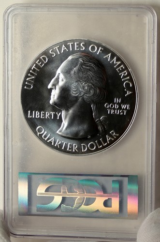 2010 UNITED STATES Grand Canyon 5 OZ Prooflike Silver State 25C Coin PCGS i95246 - Picture 4 of 5