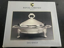 ROYAL LIMITED SILVER DUO BAKER !NO GLASS! NEW FREE SHIPPING