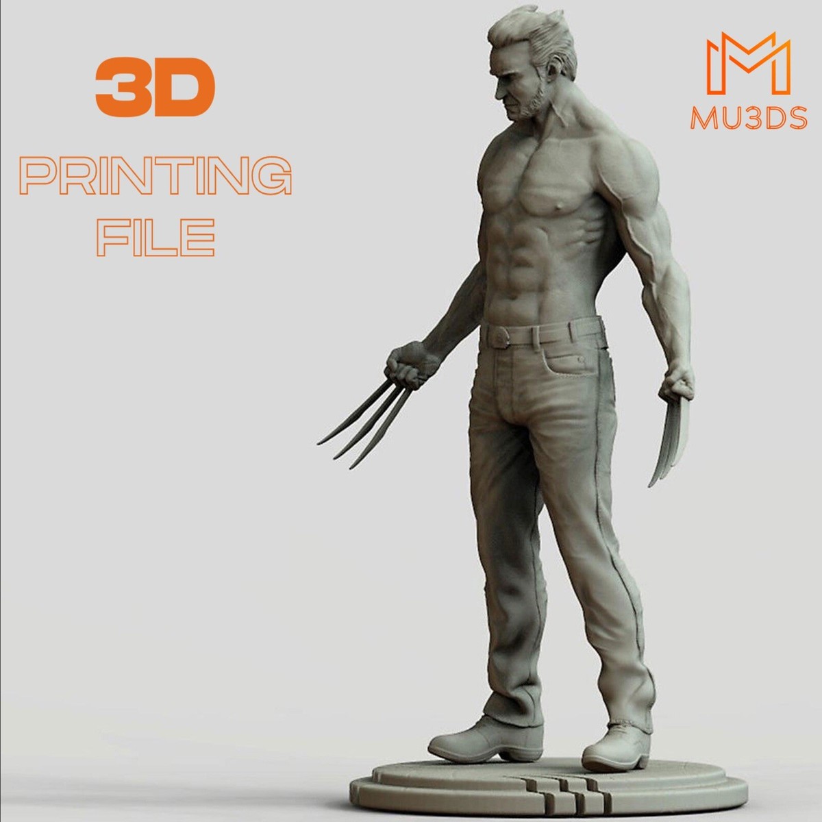 wolverine-logan-3d-digital-model-stl-3d-model-file-ebay for 3d Printable Models Free Stl Wolverine Logan 3d Digital Model STL 3D Model File | eBay for 3d Printable Models Free Stl