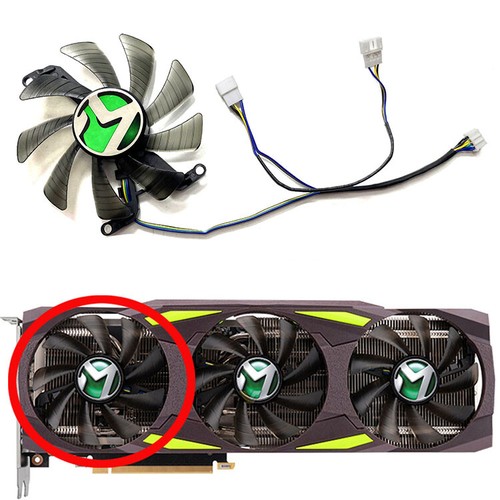 Cooling Fan for MaxSun RTX3070ti 3080ti 8GB Turbo X3 Graphics Card Cooler Fan - Afbeelding 13 van 16