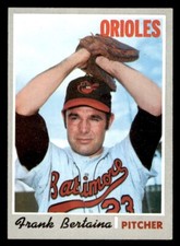 1970 Topps Baseball #638 Frank Bertaina EX *e1