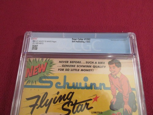 RAWHIDE Four Color #1202 1961 - Dell -CGC 8.0 - Fumetto Dell - Foto 6 di 9