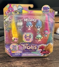New Trolls Band Together Mineez Glam Together 8 Figure Pack