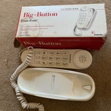 Radio Shack Big Button Trim Fone ET-3222 White Phone