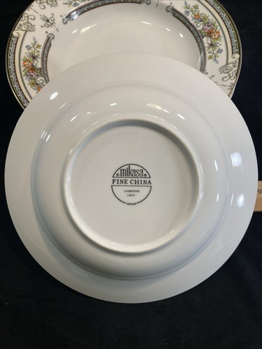 Lot 5 Mikasa Fine China Cambridge L9015 Soup Bowl 8.25” Japan VG Free Shipping - Picture 2 of 15