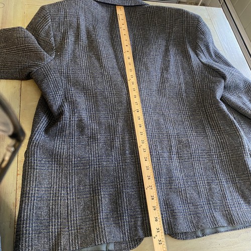 Vintage Woolrich Sport Coat Jacket Blazer XL 48 chest Multi Plaid USA Wool Blend - Picture 7 of 10