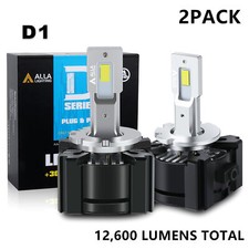 Alla Lighting LED D2S Headlight Bulb HID Brighter Replacement Newest Technology