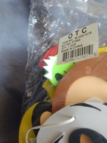 Kids Half Face Animal Masks NIP - Picture 11 of 11