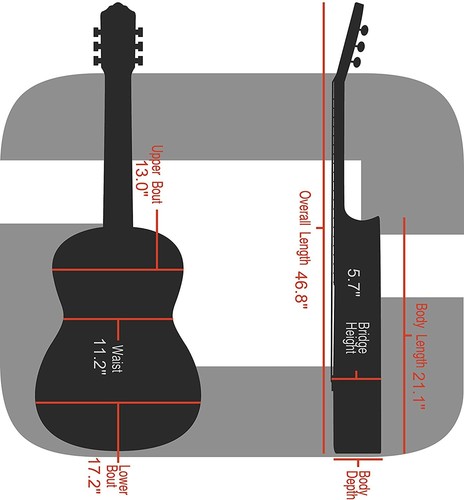 Crossrock Deluxe Holz Hartschale Bogen-Top Koffer für akustische Super Jumbo Gitarre - Bild 22 von 22