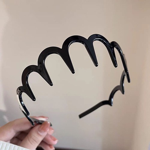 Resin Wave Toothed Headband Women Non-Slip Head Hoop Hair Hoop Hair Accessories！ - Bild 15 von 22