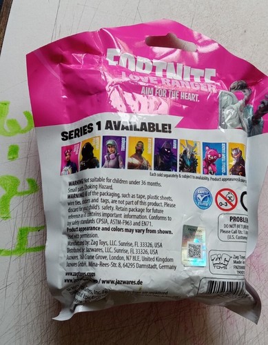 FORTNITE LOVE RANGER Serie 1 Coleccionable Mini NUEVO nunca abierto - Imagen 3 de 3