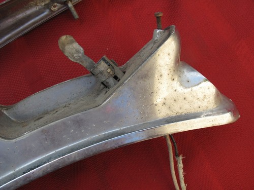 1949 Chrysler Windsor Rear Chrome Wing Tail Lights Original R & L - Picture 6 of 19