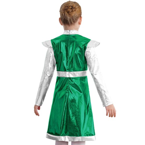 Kids Girls Alien Cutie Anime Dance Dress Sequins Sleeveless Flared A Line Dress - Picture 42 of 153