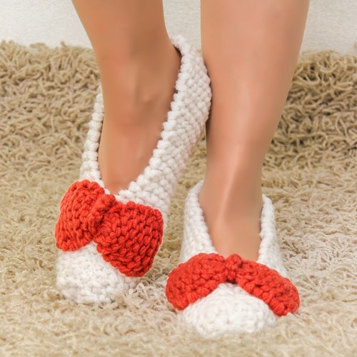 Wool slippers hand knitted leg warmers handmade socks by SuperTanya - Picture 9 of 11