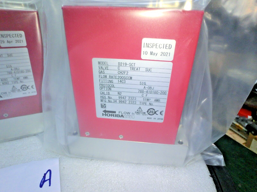 HoribaSTEC D219-SCT Mass Flow Control,CH2F2 200sccm,Lam 788-410160-200,Jp 8369 - Picture 5 of 10