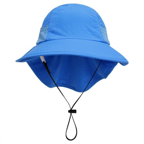 Spring Summer Baby Hat Beach Sun Protection Neck Kids Bucket Hats for Girls Boys - Picture 24 of 29