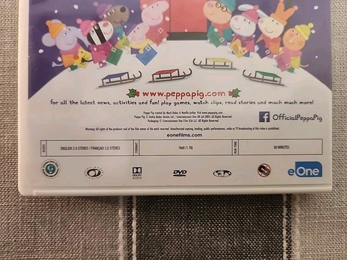 Peppa Pig Peppa's Christmas (DVD, 2014) Canadian Bilingual 12 Episodes Treehouse - Picture 4 of 7