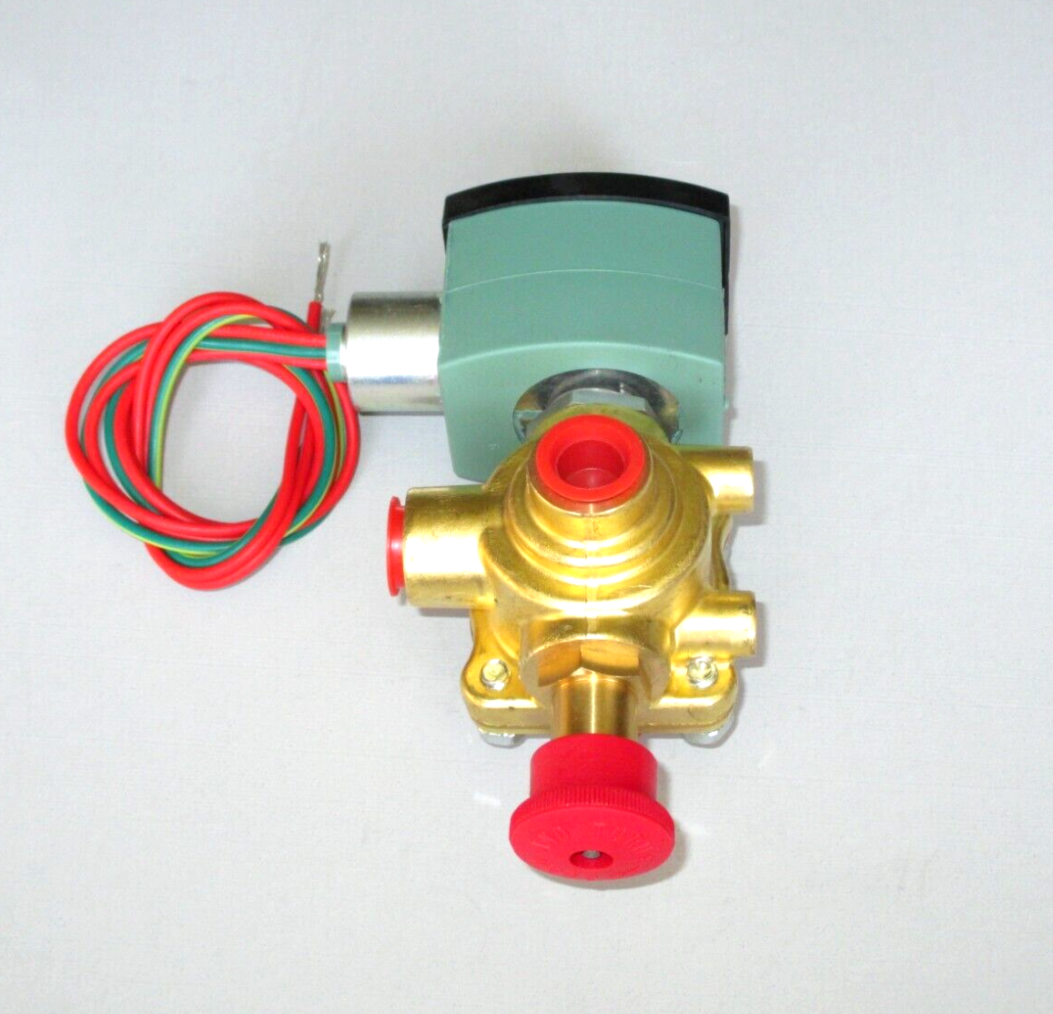 ASCO Solenoid Valve 8342G003MS, 120V, 3/8" NPT, 4Way w/ Manual