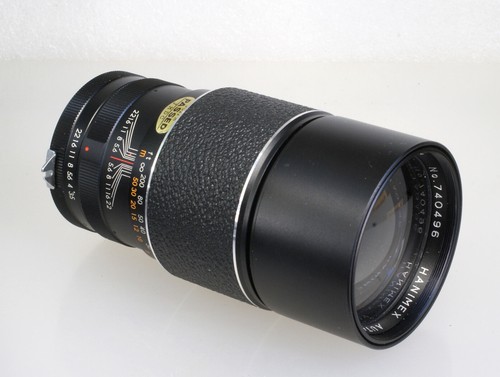 Nikon AI Mount Hanimex 200mm F3.5 Prime Telephoto Lens, Caps, Case, Excellent