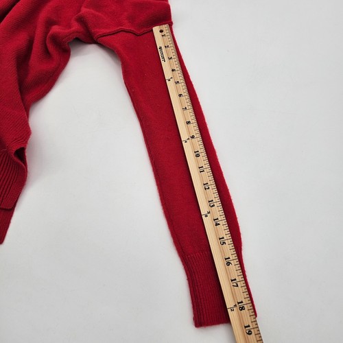 Athleta Perspective Wool Cashmere Crew Neck Sweater Size Small Red 383723 02 - Picture 15 of 18