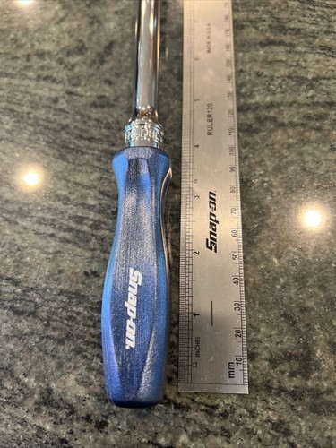 Snap On fhld80amb 3/8 drive dual 80 long hard grip ratchet power blue - Picture 4 of 5