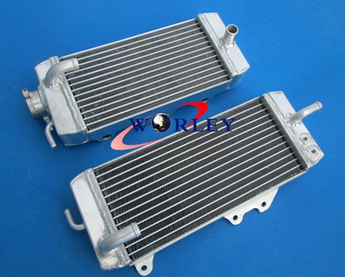 Aluminum radiator & Green hose for KAWASAKI KXF250 KX250F 2011-2016 12 13 14 15 - Foto 11 di 11