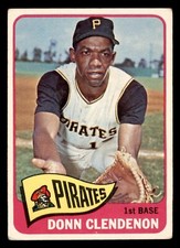 1965 Topps Baseball #325 Donn Clendenon VG *d3