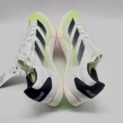 Adidas Adizero Ambition Track Spikes Running Shoes White Mens Size 13 IE5486 - Picture 5 of 11