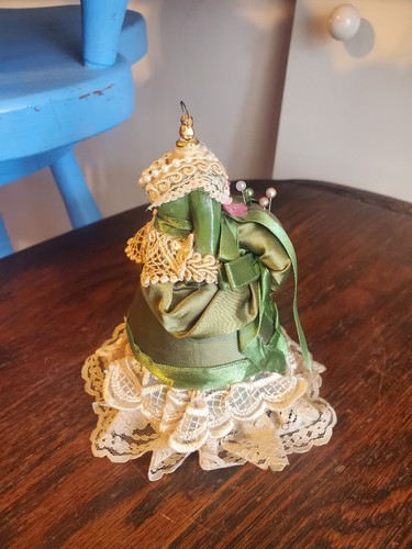 Vintage Wayne Kleski Miniature Victorian Dress Form Pincushion 6"-sewing - Picture 2 of 7