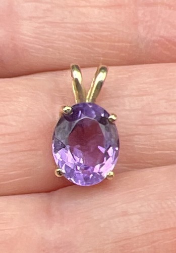 Amatista 2.65ct - Colgante Oro Amarillo 14K - Cadena no incluida - Imagen 7 de 10