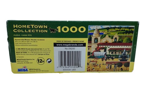 HARVEST AT THE MISSION - Hometown Collection 1000 Piece Puzzle Heronim Complete - Picture 6 of 7