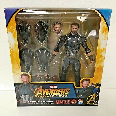 IN HAND Medicom Toy Mafex No.122 Captain America Infinity War Action Figure USA | eBay