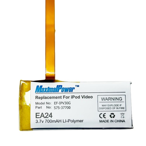 Replacement Battery Kit for iPod Video 30 GB -Silver with tool - Afbeelding 6 van 11