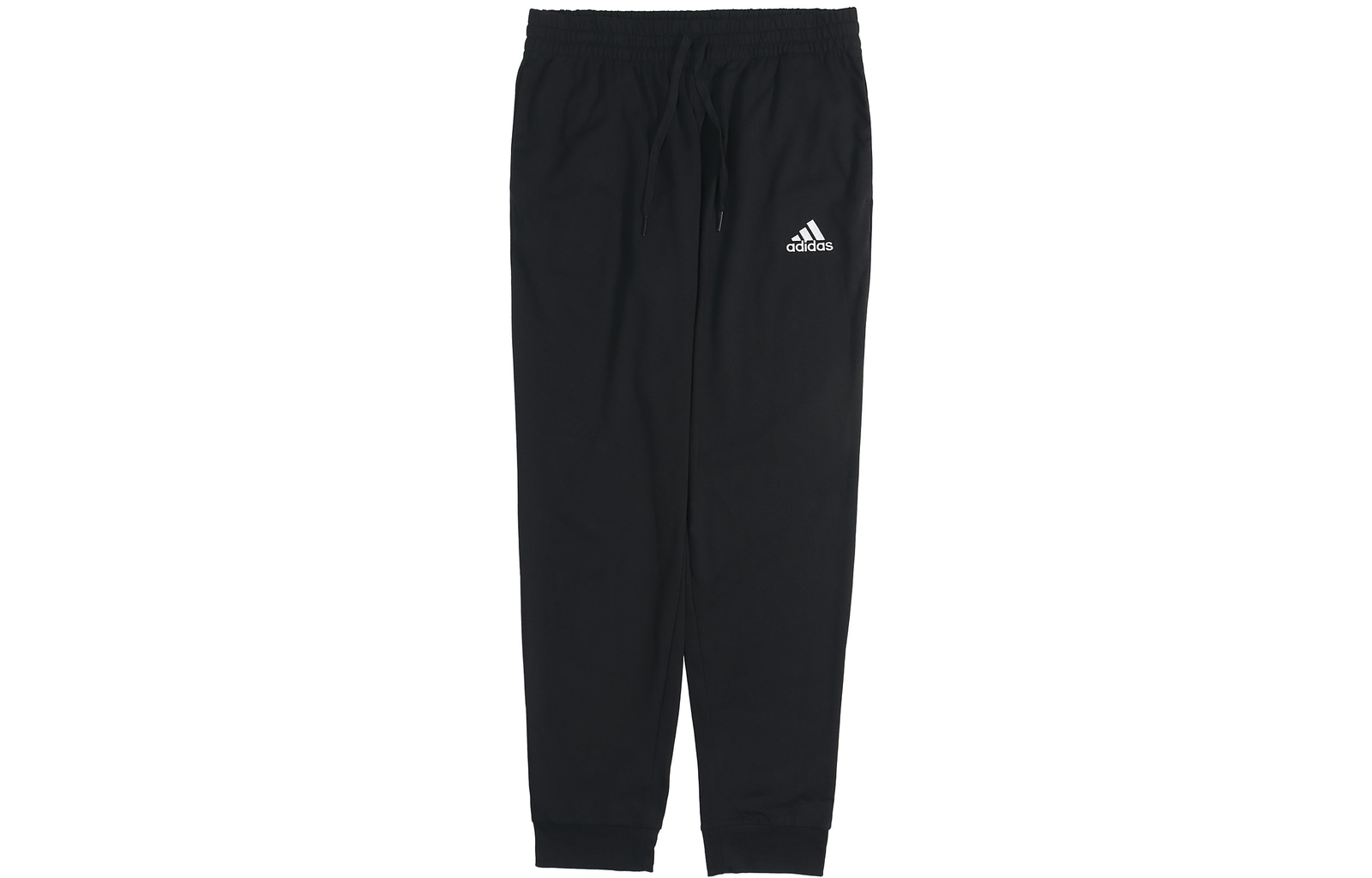 брюки adidas Essentials из однотонного трикотажа с зауженными манжетами черного цвета