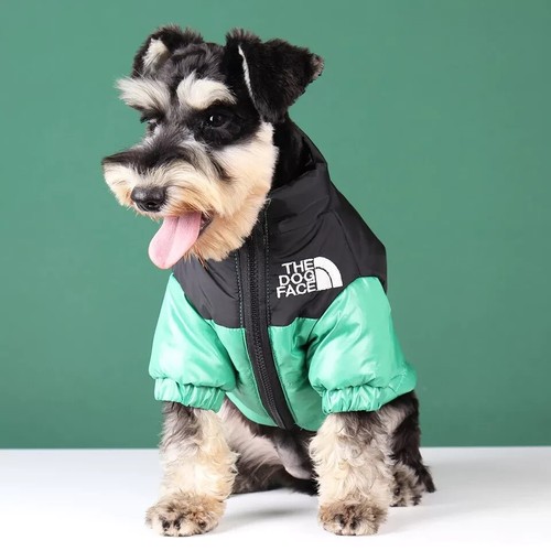 Dog Clothes Pet Coat Winter Warm Jacket Leg Cat Puppy The Dog Face Sweater - Picture 5 of 6