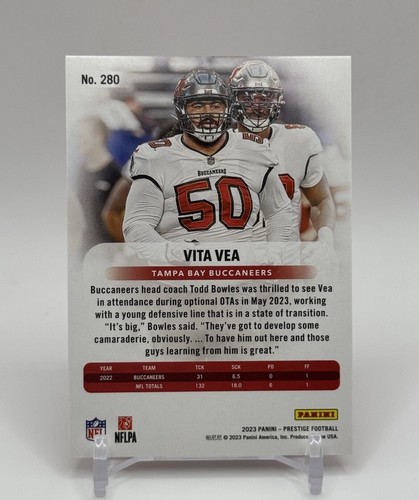 2023 Panini Prestige - Xtra Points Rosso #280 Vita Vea /599 - Foto 3 di 5