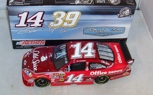 1:24 ACTION 2010 #14 OLD SPICE OFFICE DEPOT SHR TONY STEWART SERIAL DIN #12 NIB - Picture 1 of 7