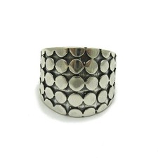 Sterling Silver Ring Genuine Solid 925 Spiral Handmade Adjustable Size Empress