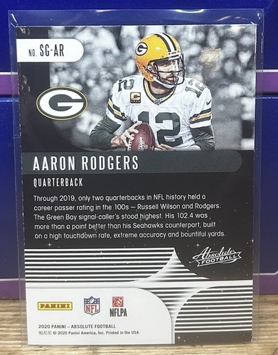 2020 Panini Absolute - Star Gazing #SG-AR Aaron Rodgers - Picture 2 of 2
