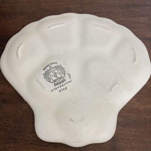 Pyla Inalterable Salins France Faience Beautiful Oyster Plate Vintage 1960’s - Picture 5 of 8
