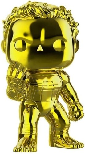 Funko Pop Marvel Avengers Endgame Cromo Dorado 499 POP! HULK 41352 NUEVO En Caja - Imagen 3 de 4