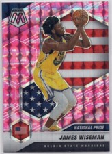 James Wiseman 2020-21 Panini Mosaic Basketball National Pride Pink Camo