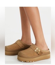 Tory Burch Mellow Shearling Platform Mule