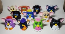 Vintage 1998 Furby McDonalds Toy 11 Piece LOT Tiger Electronics