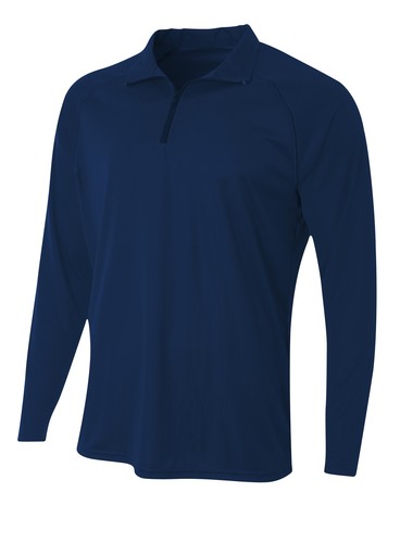 A4 Youth Superior Moisture Wicking Lightweight Daily Quarter Zip - NB4268 - Picture 4 of 7