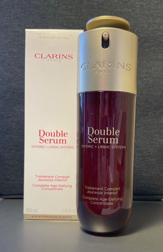 CLARINS Double Serum Complete Age-Defying Concentrate 100ml/3.4oz, NIB~Unsealed~ - Picture 1 of 3