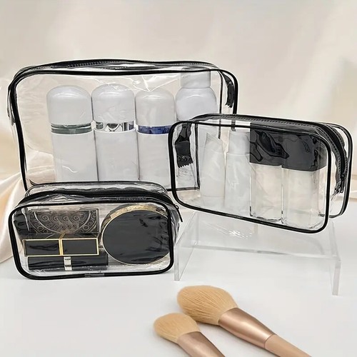 Kulturtasche Transparent Set, Durchsichtige Flugzeug Beutel, Kulturtasche - Bild 2 von 7