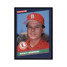 1986 Donruss Ricky Horton Cardinals #138