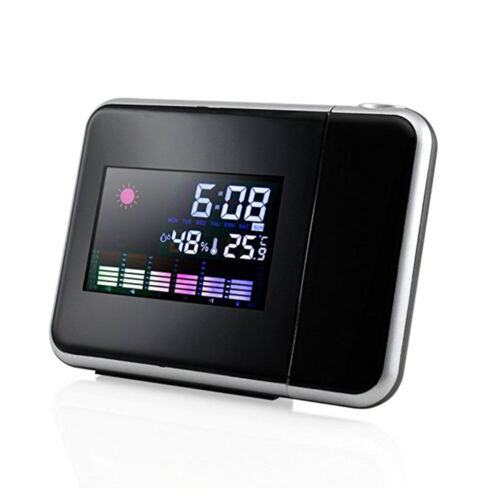 LED Digital Projection Alarm Clock Temperature Date Snooze Ceiling Projector UK - Picture 19 of 23