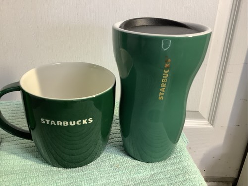 Lot Of 3 Starbucks Holiday Ceramic/Acrylic Tumbler Travel Cups 9oz, 12oz & 16oz - Picture 5 of 11